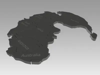 Pangea 3D model