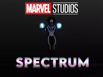 Spectrum Low-poly 3D model