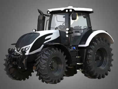 Tractors 4 in 1 3D model