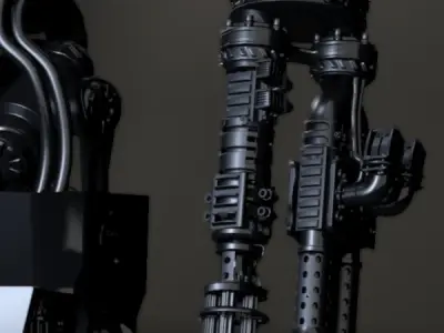 VENATOR Mechanical battle robot 3D model