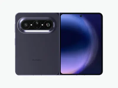 Huawei Pura X Max Phantom Black 3D model