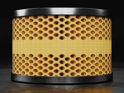 Car Filter Type N 3D model