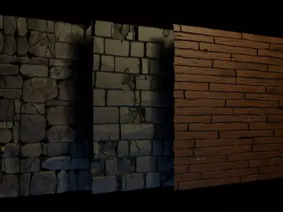 Stylized Dungeon Texture Pack Free 3D model