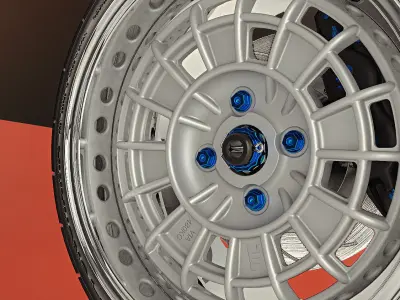Mugen NR10R 16in JDM rare rim - RIM ONLY - 3D model