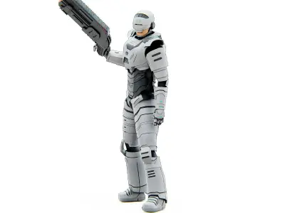 TROOPER X-5 Rigged for Unreal Engine - Unity - MIXAMO  3D model