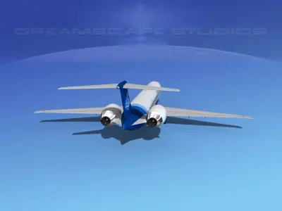 McDonnell Douglas MD-90 Baltimore Clipper 3D model