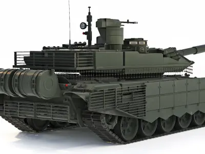 Tank T-90M 2020 3D model