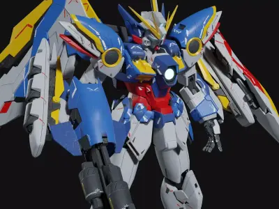 Wing Gundam EW 3D model