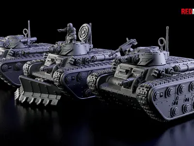 Infantry Fighting Vehicle - Imperial Force 3D print model