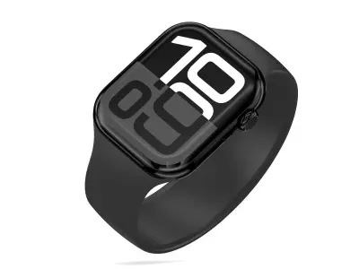 Apple Watch Series 10 Aluminum Jet Black 3D model
