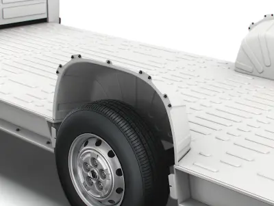 Fiat Ducato 3540 L4 platform cab 2014 3D model