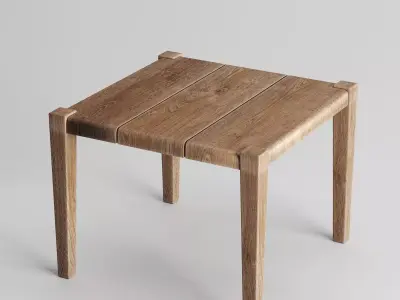 Square coffee table large by GOMMAIRE Free 3D model