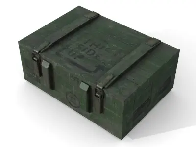 Military Case2 Low-poly 3D model
