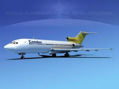 Boeing 727-100 Condor 3D model