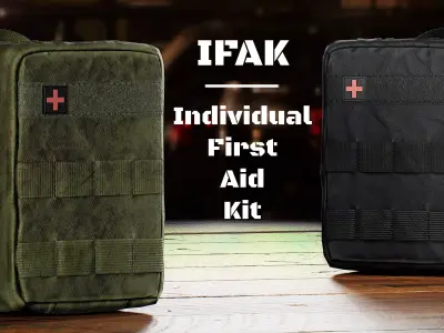 IFAK Individual First Aid Kit Free low-poly 3D model