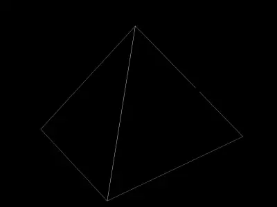 Pyramid egyptian - egyptian Low-poly 3D model