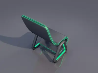 Sci Fi Chair 3D model get
