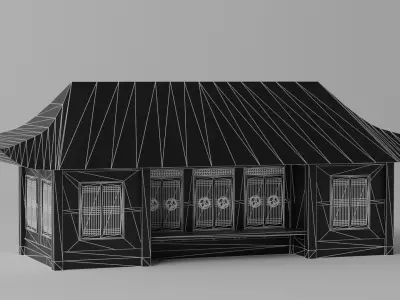 Korean Traditional House Hanok 3D model