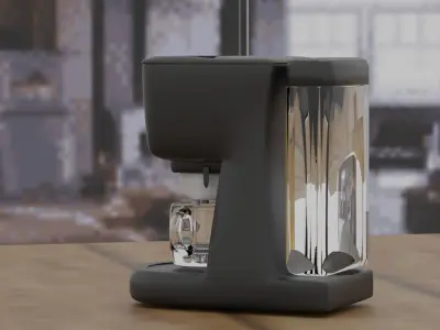 Coffee machine Free low-poly 3D model