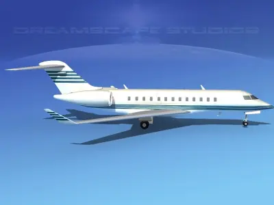 Global Express 6000 V06 3D model