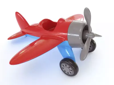 Toy Airplane 3D model