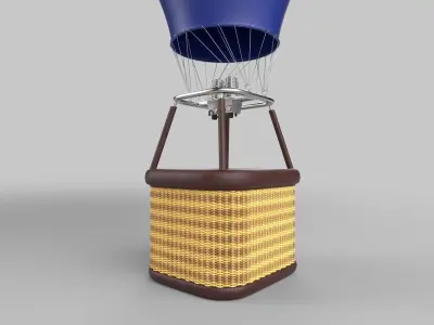 Hot air balloon 3D model