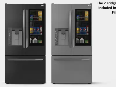 Full Fridge 02 3D model