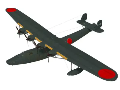 Kawanishi H6K5 Mavis Type23 3D model