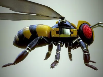 mechanical bee 3D model