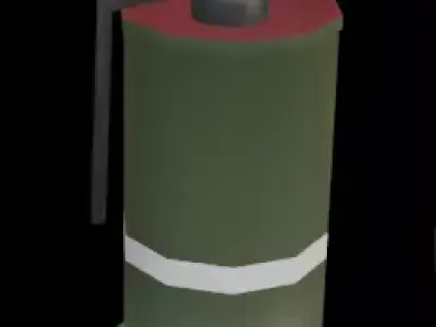 Low Poly Explosives Low-poly 3D model