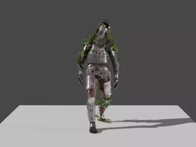 Medieval Skeleton Knight RIGGED Free 3D model