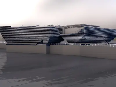 V AND A MUSEUM DUNDEE 3D model