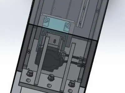 Cantilever laminate mechanism 3D model
