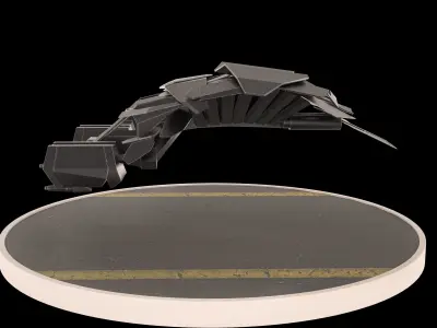 Batwing Low-poly 3D model