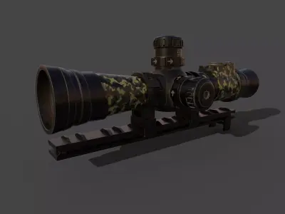 8X scope 3D model
