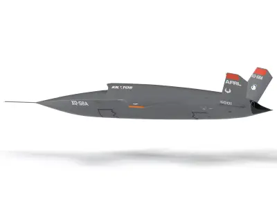 XQ-58 Valkyrie Military Drone 3D model