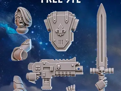 Stormpride Sisters Free Bits Set Free 3D print model