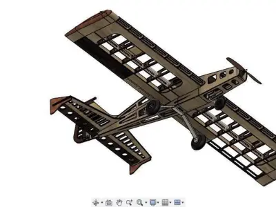 SS RC Plane 1 3D model