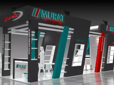 Exhibition Stand - ST0050 3D model