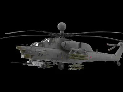 Mi-28N Collection 3D model