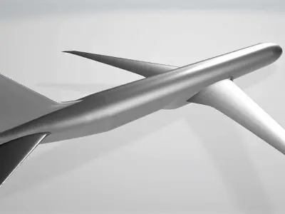 Boeing 777-300ER 3D model