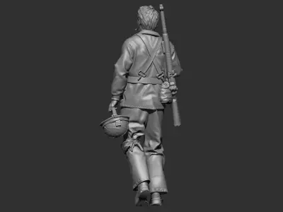 USA marine ww2 3D print model