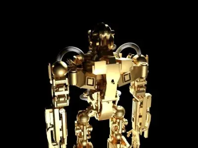 Human Mech Robot 3D model