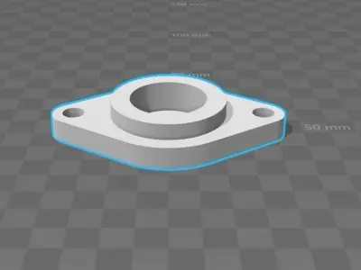 bearings holder D28 B12 d8 3D print model