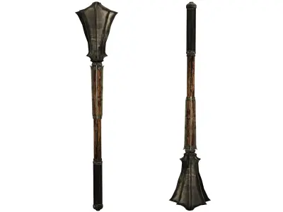 Mace elder scrolls iii wand Low-poly 3D model