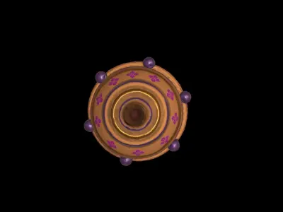 Stylized Clya Pot Free low-poly 3D model