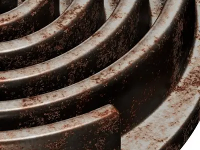 Rusty Vortex Impeller 3D model