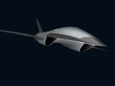 Reusable Hypersonic Aircraft 3D model
