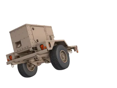 Military Generator MEP 803A 3D model