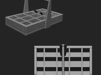 Wooden Object Collection IMM Brush Pack 21 in One 3D model